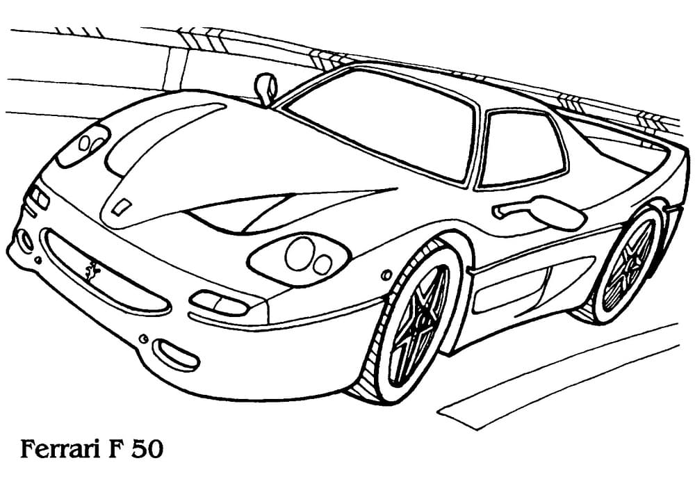 ζωγραφική Ferrari F-50