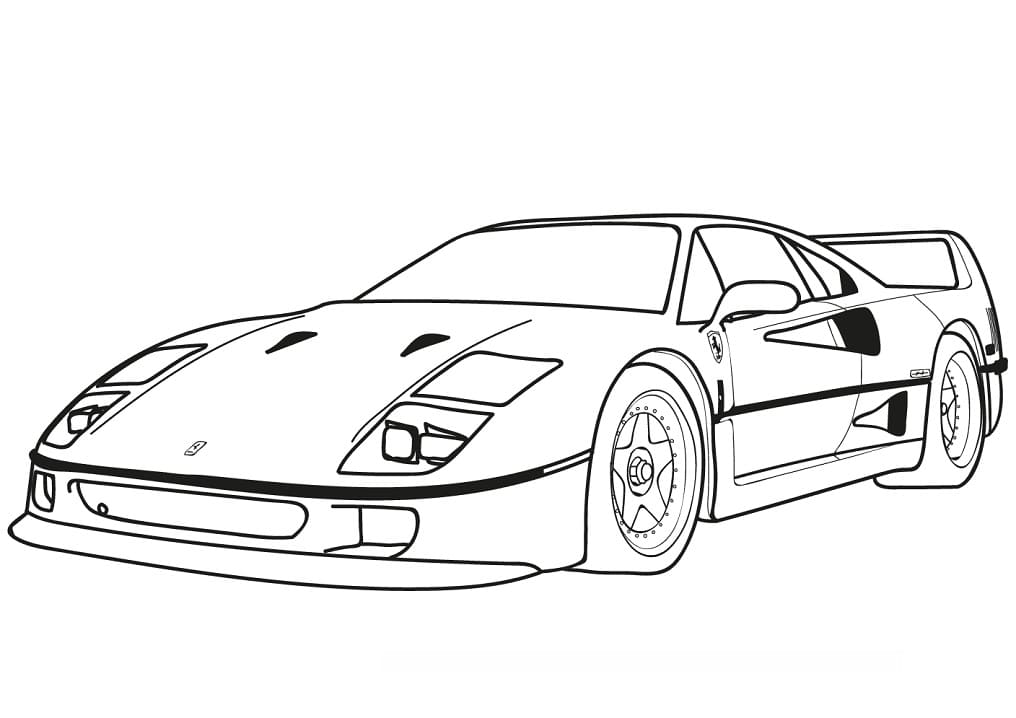 ζωγραφική Ferrari F40