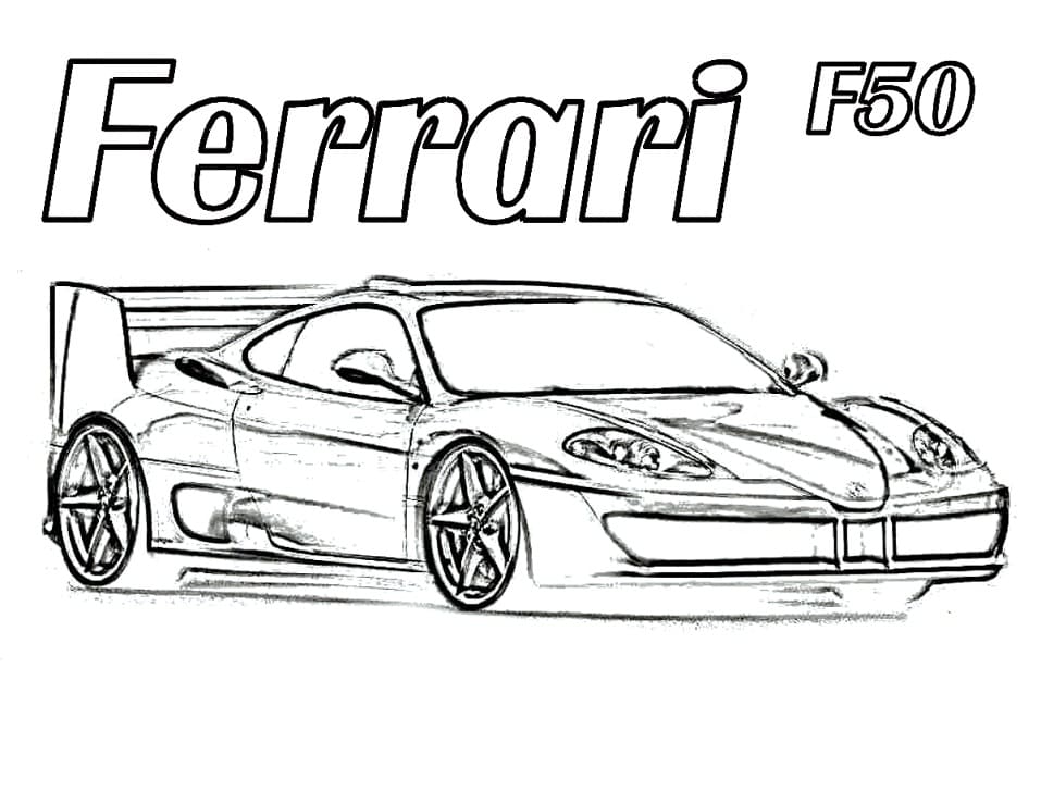 ζωγραφική Ferrari F50