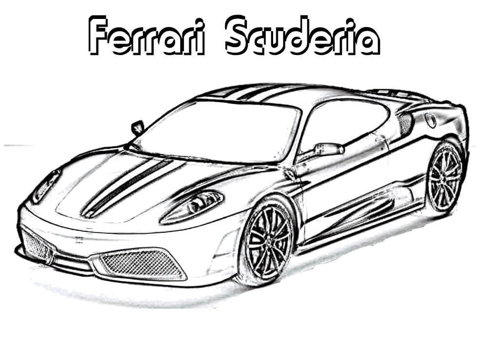 ζωγραφική Ferrari Scuderia