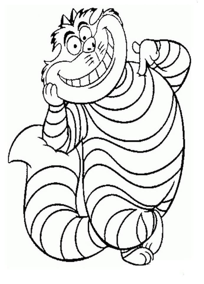ζωγραφική Γάτα Cheshire
