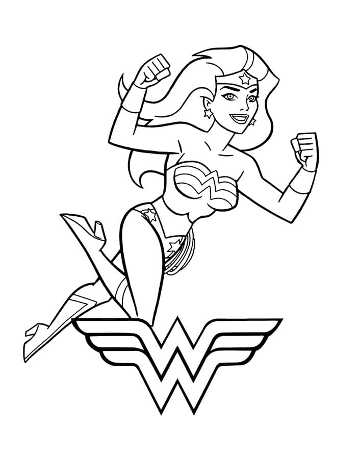 ζωγραφική Γουόντερ Γούμαν (Wonder Woman)