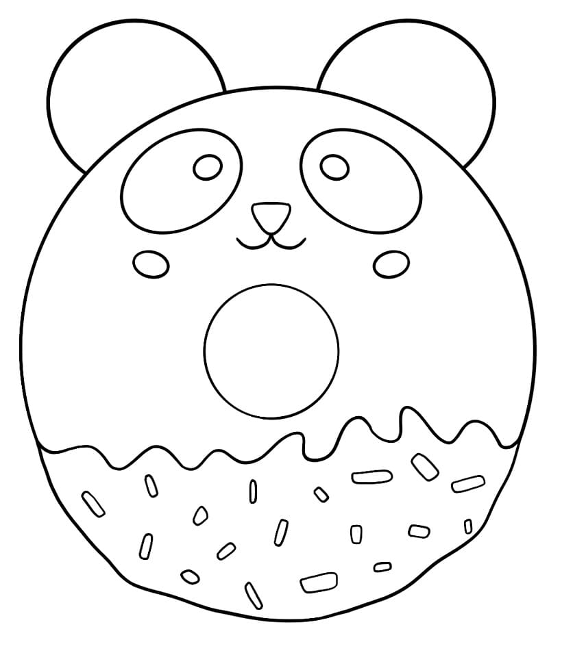ζωγραφική Ντόνατ Panda