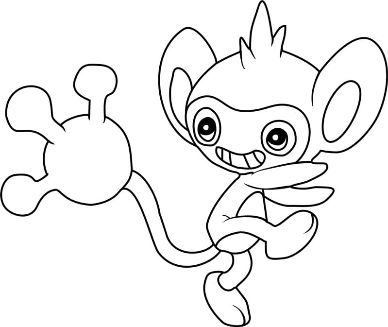 ζωγραφική Pokemon Aipom