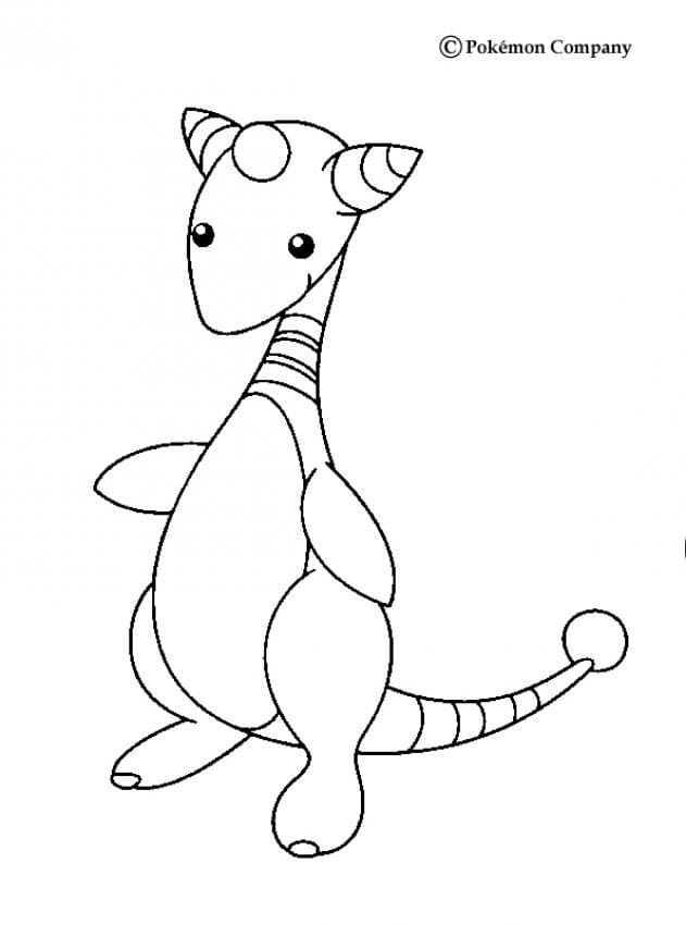 ζωγραφική Pokemon Ampharos