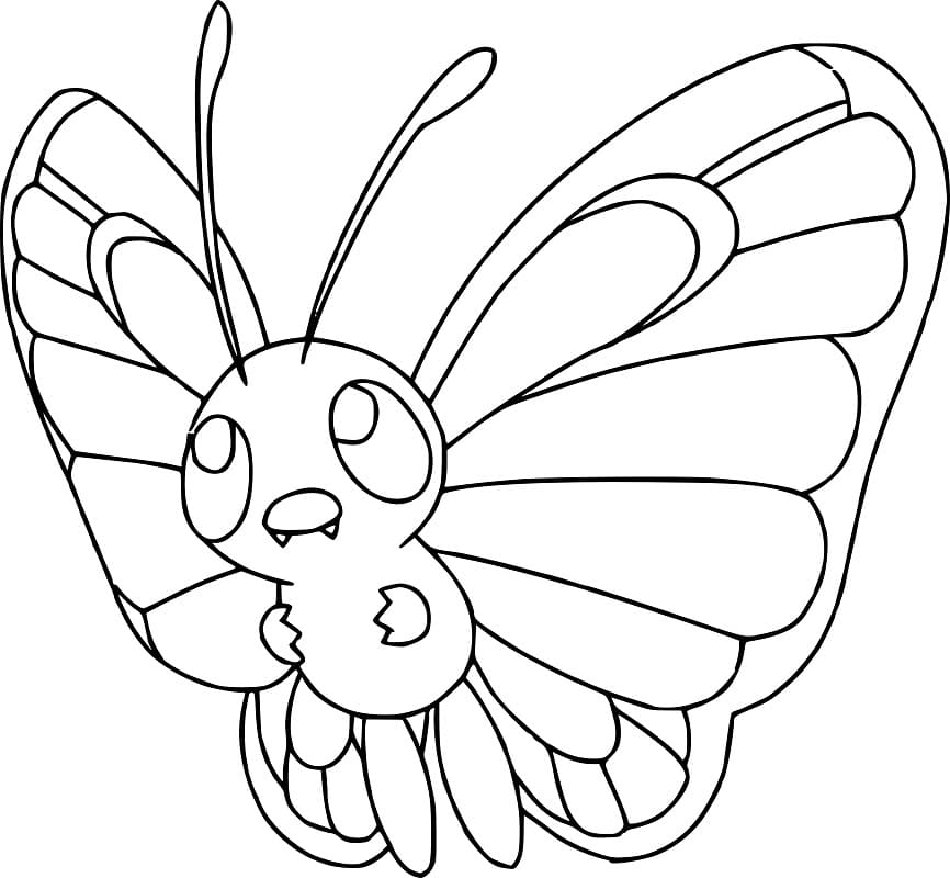 ζωγραφική Pokemon Butterfree