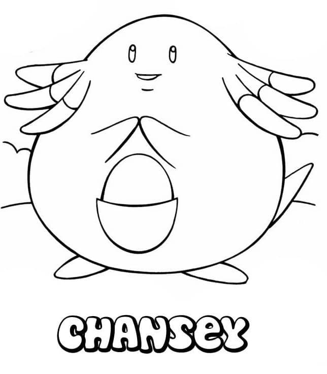 ζωγραφική Pokemon Chansey