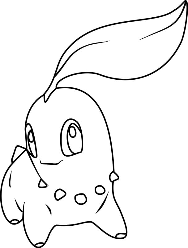 ζωγραφική Pokemon Chikorita