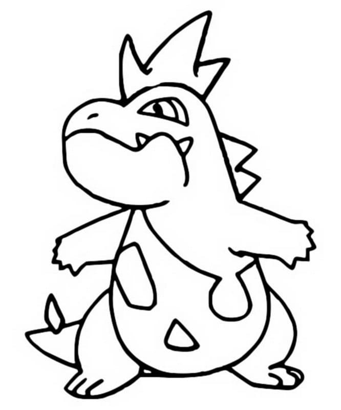 ζωγραφική Pokemon Croconaw