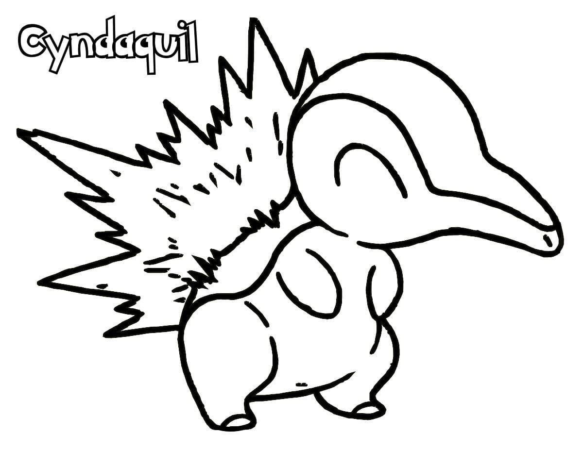 ζωγραφική Pokemon Cyndaquil