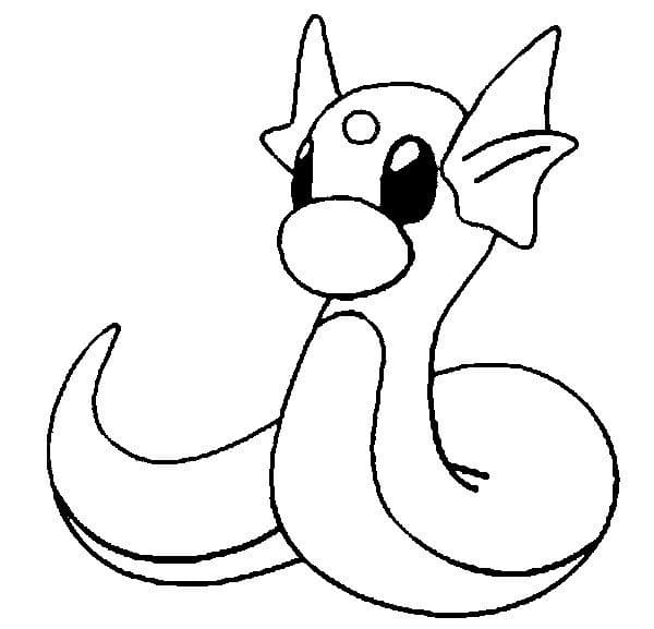 ζωγραφική Pokemon Dratini