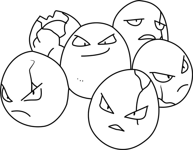 ζωγραφική Pokemon Exeggcute