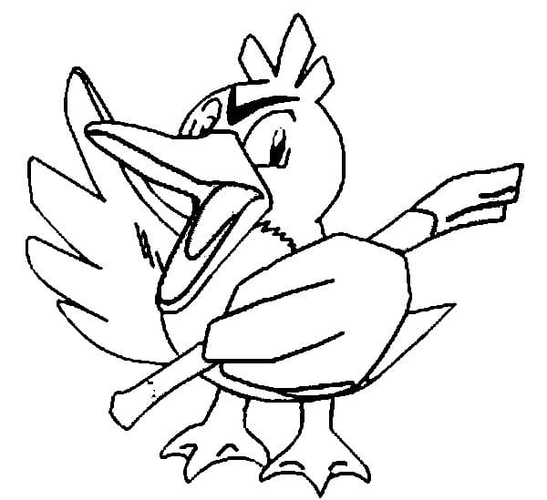 ζωγραφική Pokemon Farfetchd