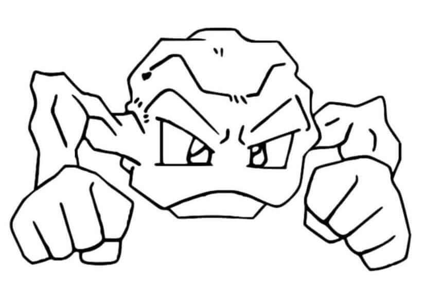 ζωγραφική Pokemon Geodude