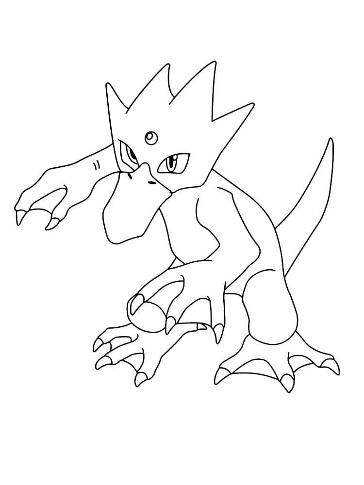 ζωγραφική Pokemon Golduck