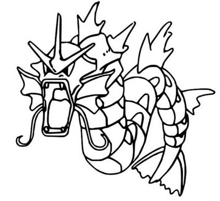 ζωγραφική Pokemon Gyarados