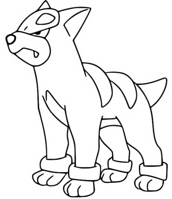 ζωγραφική Pokemon Houndour