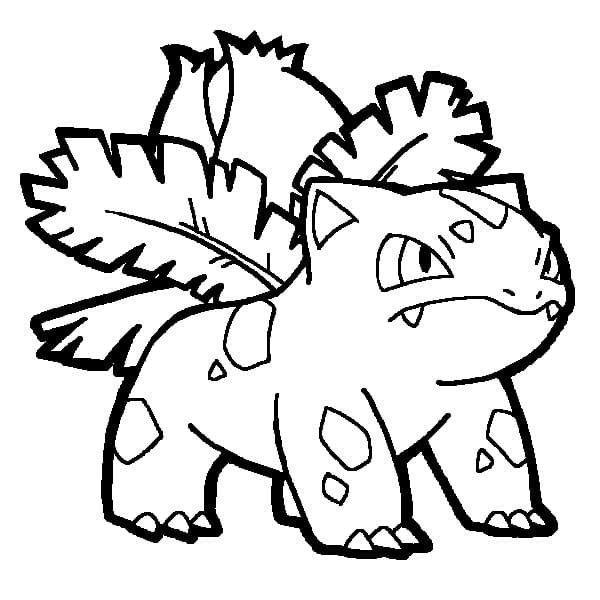 ζωγραφική Pokemon ivysaur