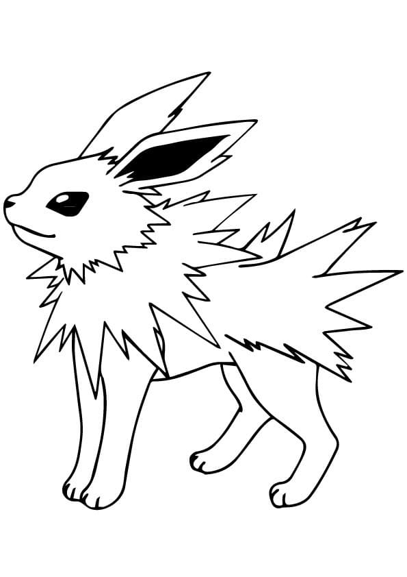 ζωγραφική Pokemon Jolteon