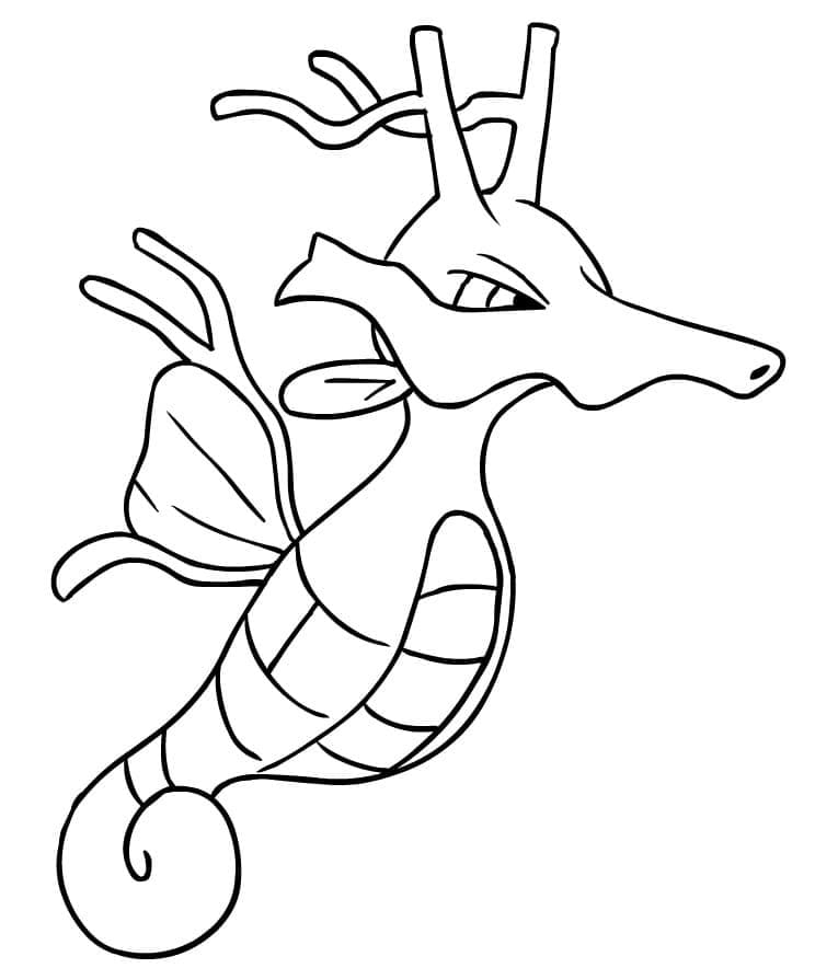 ζωγραφική Pokemon Kingdra