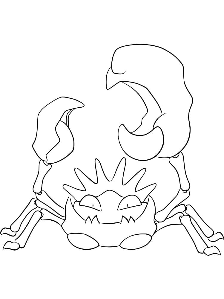 ζωγραφική Pokemon Kingler