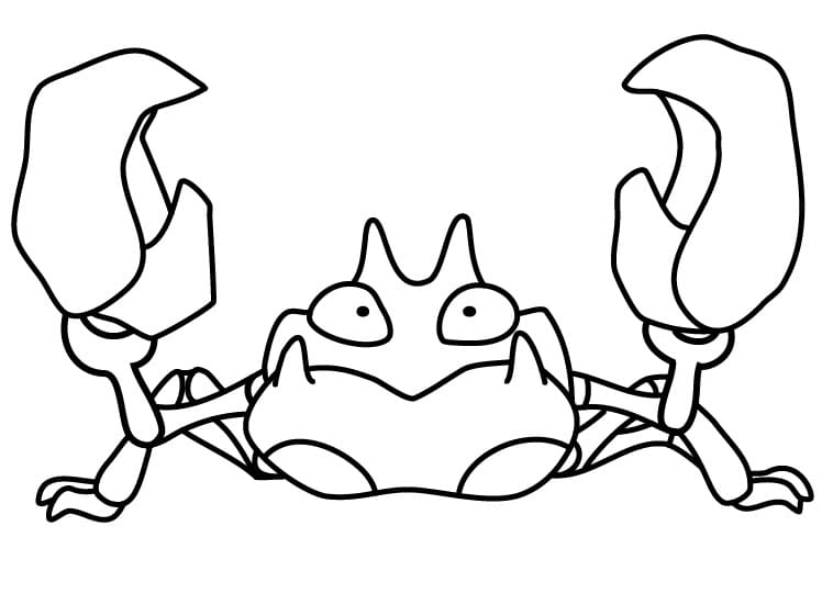 ζωγραφική Pokemon Krabby