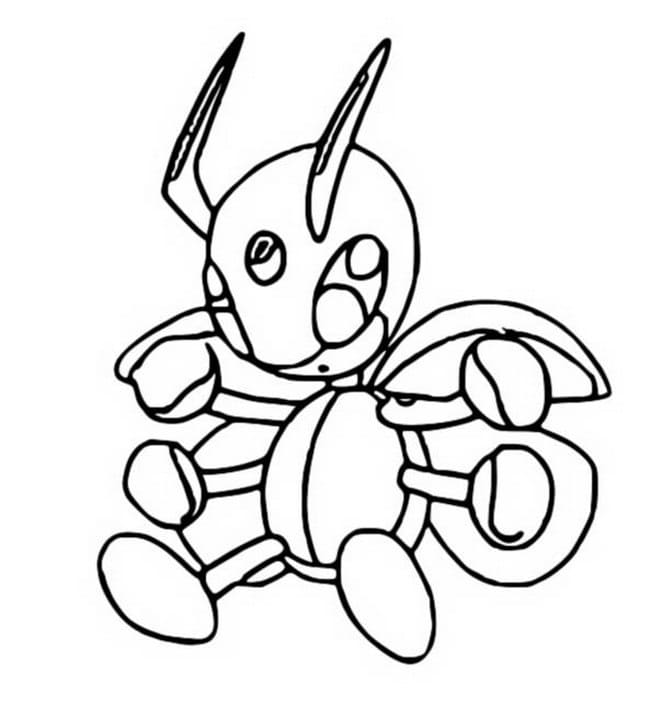 ζωγραφική Pokemon Ledian