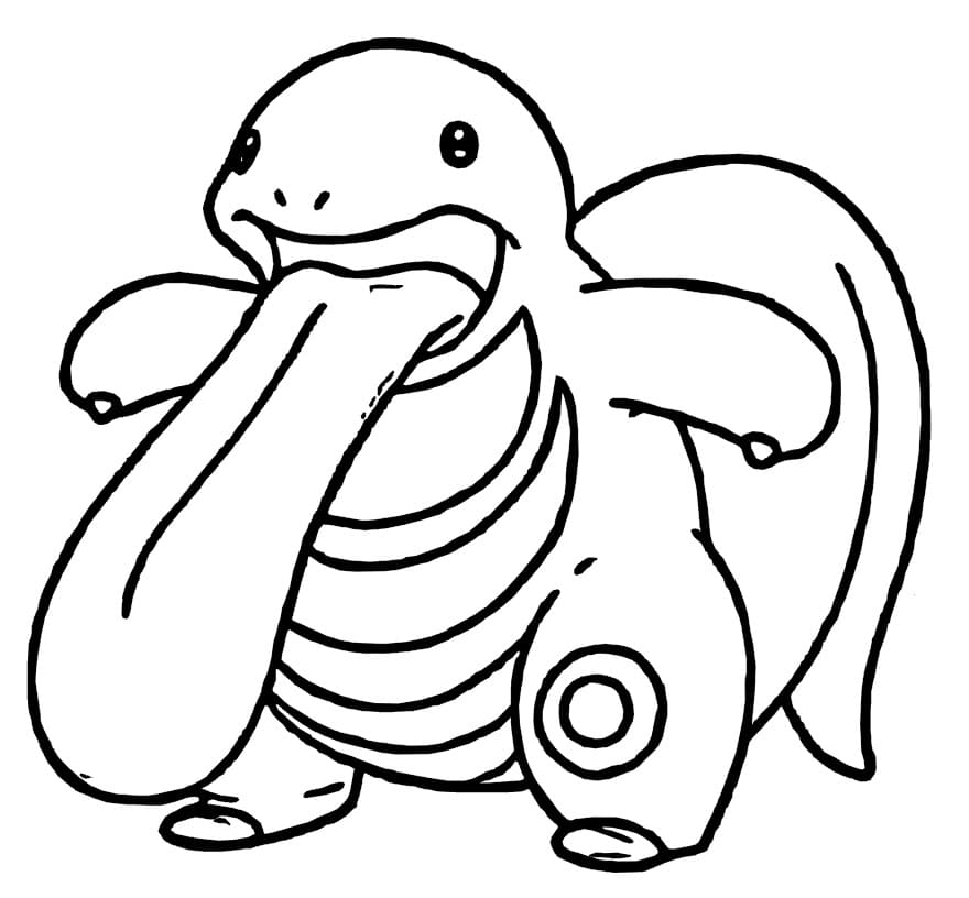 ζωγραφική Pokemon Lickitung
