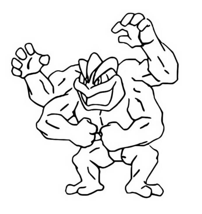 ζωγραφική Pokemon Machamp