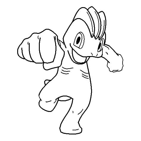 ζωγραφική Pokemon Machop