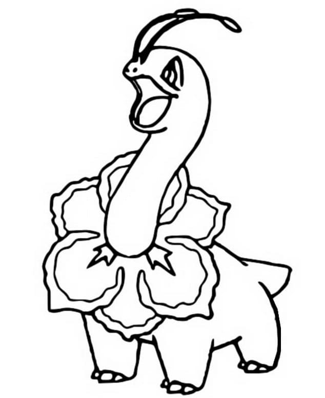 ζωγραφική Pokemon Meganium