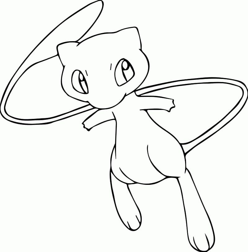 ζωγραφική Pokemon Mew