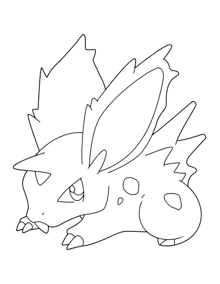 ζωγραφική Pokemon Nidoran