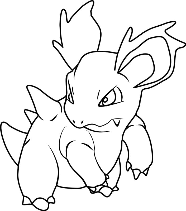 ζωγραφική Pokemon Nidorina