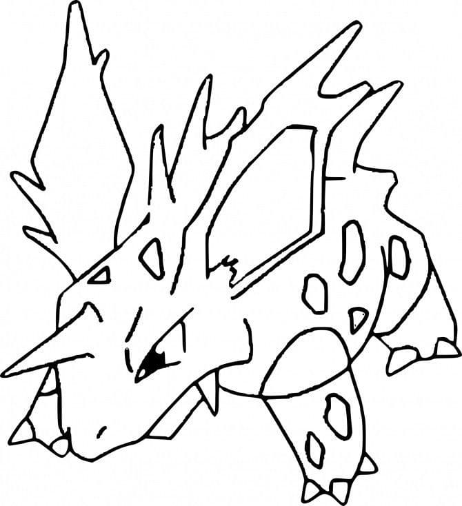 ζωγραφική Pokemon Nidorino