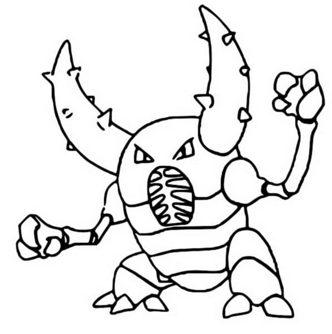 ζωγραφική Pokemon Pinsir