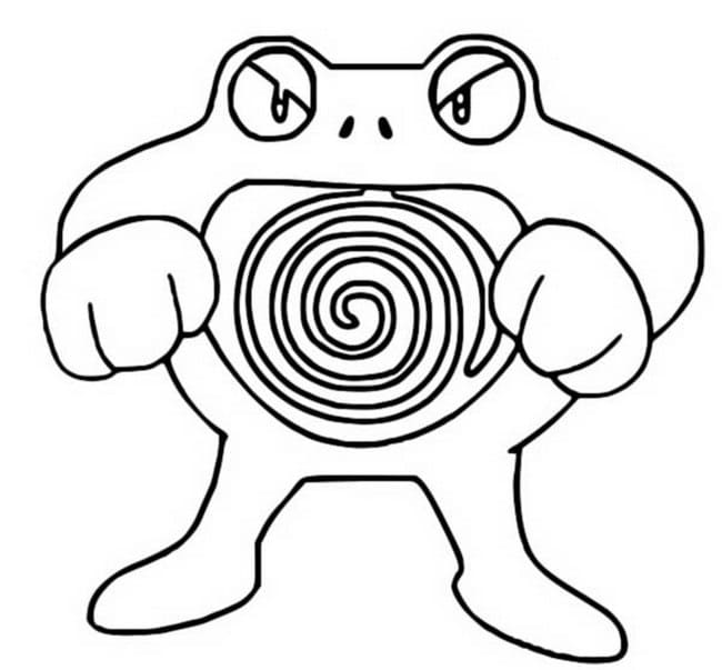 ζωγραφική Pokemon Poliwrath