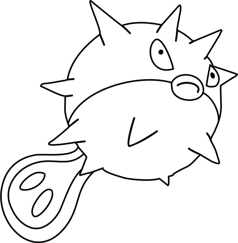 ζωγραφική Pokemon Qwilfish