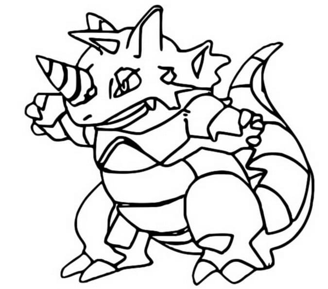 ζωγραφική Pokemon Rhydon