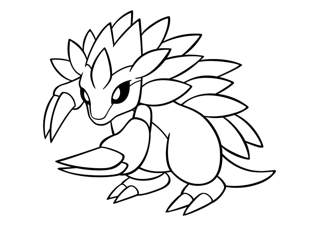 ζωγραφική Pokemon Sandslash