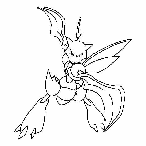 ζωγραφική Pokemon Scyther