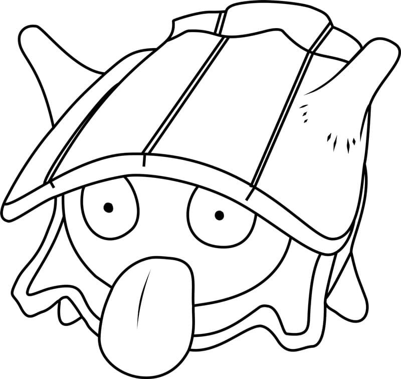 ζωγραφική Pokemon Shellder