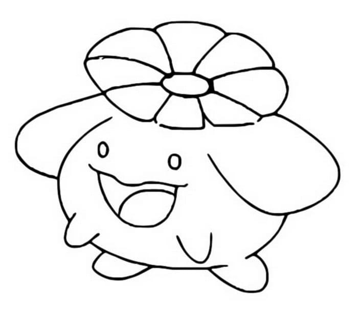 ζωγραφική Pokemon Skiploom