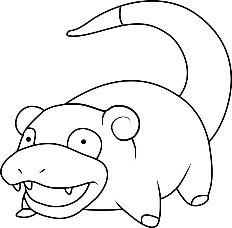 ζωγραφική Pokemon Slowpoke