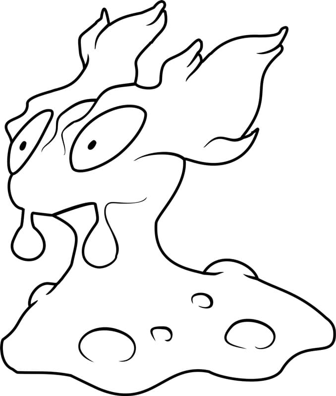 ζωγραφική Pokemon Slugma