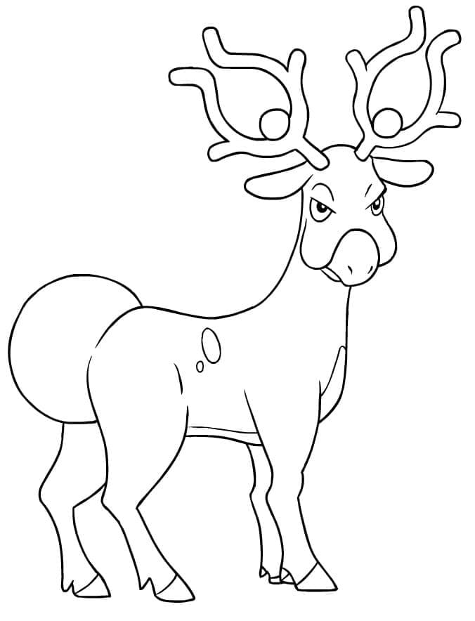 ζωγραφική Pokemon Stantler