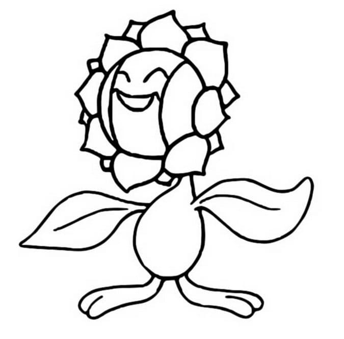 ζωγραφική Pokemon Sunflora