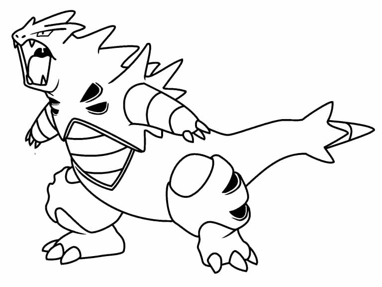 ζωγραφική Pokemon Tyranitar