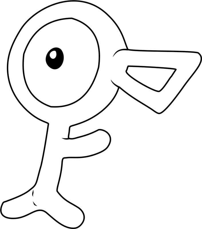 ζωγραφική Pokemon Unown