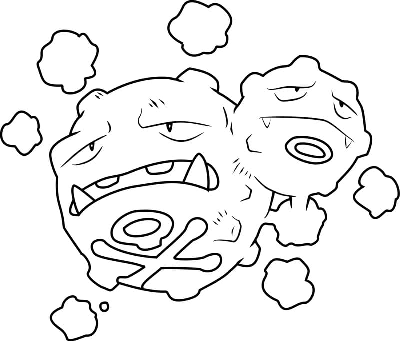 ζωγραφική Pokemon Weezing